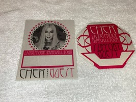 CHER UNUSED THE LIVING PROOF FAREWELL TOUR TICKET BACKSTAGE PASSES Guest... - $9.97