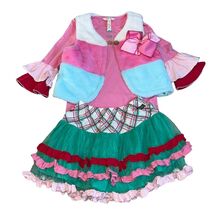Matilda Jane Sz 8 Wonderment Top/Vest/Skirt/Hairbow Complete Outfit - $133.86 CAD