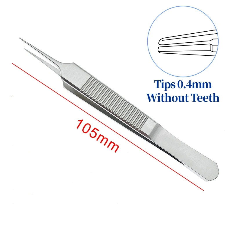 Fine Plastic Tweezers  For Ophthalmic Liposuction Fue Hair Transplant Forceps - $33.09