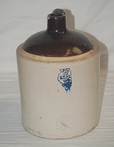Antique Primitive White Hall Illinois S.P.&amp;S Stoneware Crock Art Pottery... - $98.99