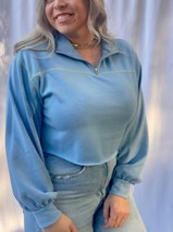 Le Lis Marina Contrast Pullover Blue - $34.00