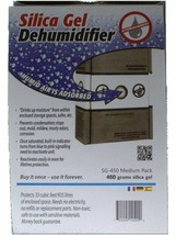 450 Gram Silica Gel Desiccant, Moisture Absorber Dehumidifier, (2 pack) - £29.22 GBP