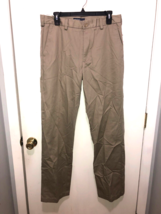 NWT Izod American Chino Slim Fit Mens 32X34 Flat Front Pants Actual Inse... - $19.79