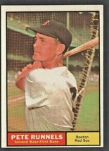 Boston Red Sox Pete Runnels 1961 Topps Baseball Card # 210 Nr Mt - £5.27 GBP