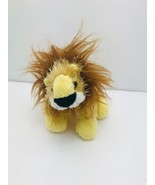 Ganz Webkinz Lion Plush Toy Yellow Brown Hairy Stuffed Animal Small - $10.41 CAD