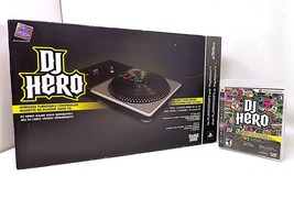 DJ Hero Wireless Turntable  PS2 PS3 Sony Playstation 3  with Dongle and Game - £34.71 GBP