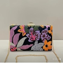 Elegant  Flower Clutch with Rhinestone Clutch Bag Purse - $545.88 MXN
