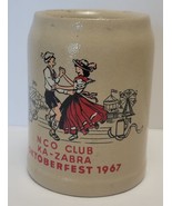 Oktoberfest 1967 NCO Club Ka-Zabra Stoneware Beer Mug Germany 0.5 L - $489.34 MXN