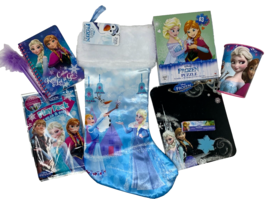 Frozen Elsa and Anna Christmas Stocking Bundle 8 Pcs Disney Princess - £11.06 GBP