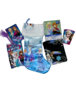 Frozen Elsa and Anna Christmas Stocking Bundle 8 Pcs Disney Princess - £10.89 GBP