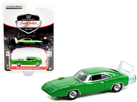 1969 Dodge Charger Daytona Spring Green Metallic with Green Interior and Whit... - £13.28 GBP