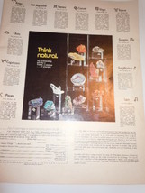 Vintage The Trading Post Natures Sculpture Zodiac Print Magazine Adverti... - $4.99