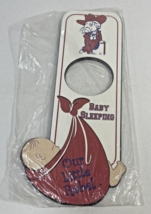 Ole Miss Rebels &quot;Baby Sleeping&quot; Door Knob Hanger Shelia&#39;s Collectibles - £11.73 GBP