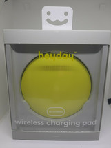 Heyday Wireless 5W Charging Pad Puck Qi Enabled Yellow ~ New In Box - $13.81