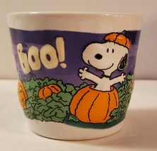 Vintage Peanuts Snoopy Woodstock Halloween candle holder Hallmark never ... - $24.99