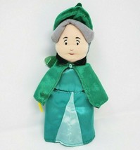 10&quot; Disney Sleeping Beauty Fairy Godmother Fauna Green Stuffed Animal Plush Toy - £28.85 GBP