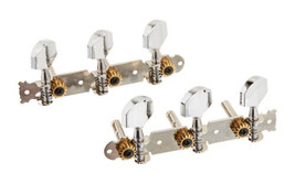 Ping 3+3 Plate Style Machine Tuners, Chrome Buttons - £19.65 GBP