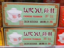 Luk Yu Chinese Teabags IRON BUDDHA 25pcs tea bags x 2 boxes - $22.99