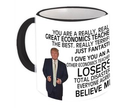 Economics Teacher Funny Trump : Gift Mug Great Birthday Christmas Jobs - £12.50 GBP+