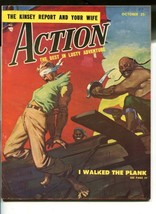 Action -OCT1953-PICTURE MAGS-PIRATES-KINSEY REPORT-WAR-DEVIL FISH-vf - £71.80 GBP