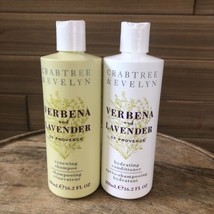 Crabtree &amp; Evelyn Verbena &amp; Lavender Shampoo Conditioner Set 16.2oz Each - $51.41