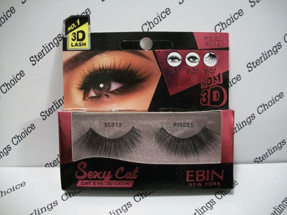 Ebin Sexy Cat Cat Eye 3D Lash #SC012 Pisces - $7.22
