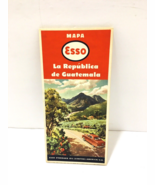 STANDARD OIL COMPANY ESSO LA REPUBLICA DE GUATEMALA ORIGINAL FOLDING ROA... - $51.72 CAD