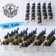 21pcs American Revolutionary War Chief Royal Navy Marine Corps Minifigures Toys - £24.77 GBP