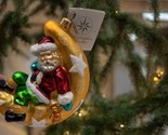 Radko MOON DREAM Santa Claus Sleeping Christmas Ornament 01-0207-0 Mint ... - £46.45 GBP
