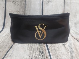 Victoria&#39;s Secret Black Travel Soft Bra Case/Cosmetics Toiletry Bag - NWT - £19.48 GBP