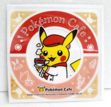 Pokemon Cafe Pikachu (Waitress/Coffee) Clear Coaster Ver,RED 2021 Rare - £20.25 GBP