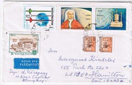 Stamps Art Hungary Envelope Budapest Pest Swords Science - $3.95