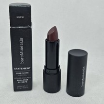 bareMineral Statement Luxe-Shine Lipstick NSFW, Full Size New in Box  - $12.99