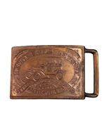 Vintage Henry Ford Detroit Model T Automobiles Belt Buckle Brass 4x2 - $25.20