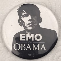 Emo For Obama Political Pin Button 2008 Humor Funny - £19.94 GBP
