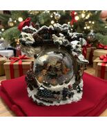 Kirkland Signature Musical Water Globe Revolving Base Christmas Santa  *... - $69.29