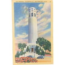 Vintage Postcard, Coit Memorial, Telegraph Hill, San Francisco, California - £7.98 GBP