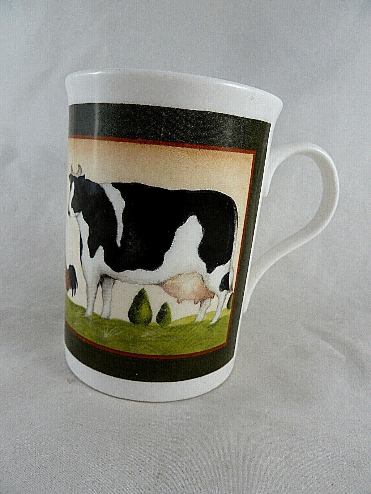 Primary image for Crown Trent Coffee Mug Fine Bone China Cup Cows & Rooster made in England