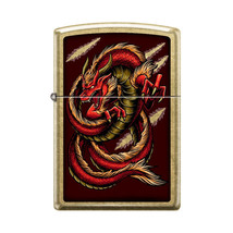 Zippo Lighter - Oriental Dragon Street Brass - 855972 - $26.65