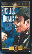 Factory Sealed 4 VHS Set-Sherlock Holmes Mystery Classics-Terror by Nigh... - $30.00