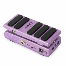 Caline CP-72 Purple Bass Guitar Wah &amp; Volume 2 in 1 Guitar Effects Wah/Vol Pedal - £57.20 GBP