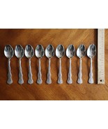 9x Teaspoons VICTORIA Reed &amp; Barton Select 18/10 Glossy Stainless China ... - $706.74 MXN
