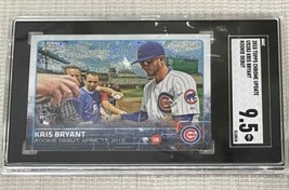 2015 Topps Chrome Update Kris Bryant RC Rookie Debut Card US283 MLB Cubs SGC 9.5 - £29.37 GBP