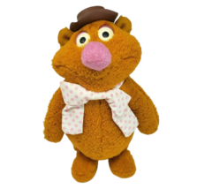 13&quot; VINTAGE 1976 FISHER PRICE FOZZIE BEAR MUPPETS STUFFED ANIMAL PLUSH T... - $56.05