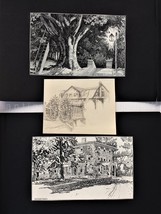 1921 Antique Westtown School Pencil Art Sketch West Chester Pa WHITNEY+3 Prints - £70.14 GBP