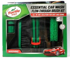 Turtle Wax 5 Piece Essential Car Wash Flow Through Brush Kit All In One Solution
