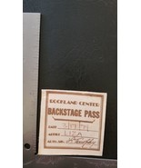 LIZA MINNELLI - VINTAGE ROCKLAND CENTER 1979 USED CLOTH CONCERT BACKSTAG... - $13.69 CAD