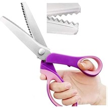 Zig Zag Pinking Shears Scissors For Fabric | Premium Zig Zag Scissors Made Of 10 - £19.17 GBP