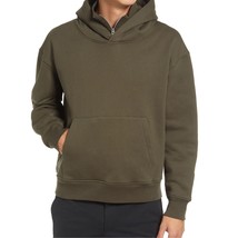 Frame Men&#39;s Long Sleeve Pullover Hoodie Zip Collar Kangaroo Pocket Surpl... - $78.12