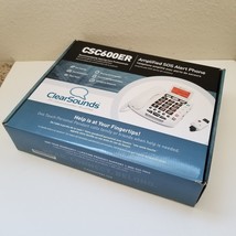 ClearSounds CSC600ER Amplified Corded Phone w/ Wireless SOS Alarm Pendan... - $99.99